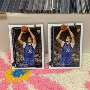 (2) Cooper Flagg 2025-26 Topps Flagship Basketball Base Rc #201